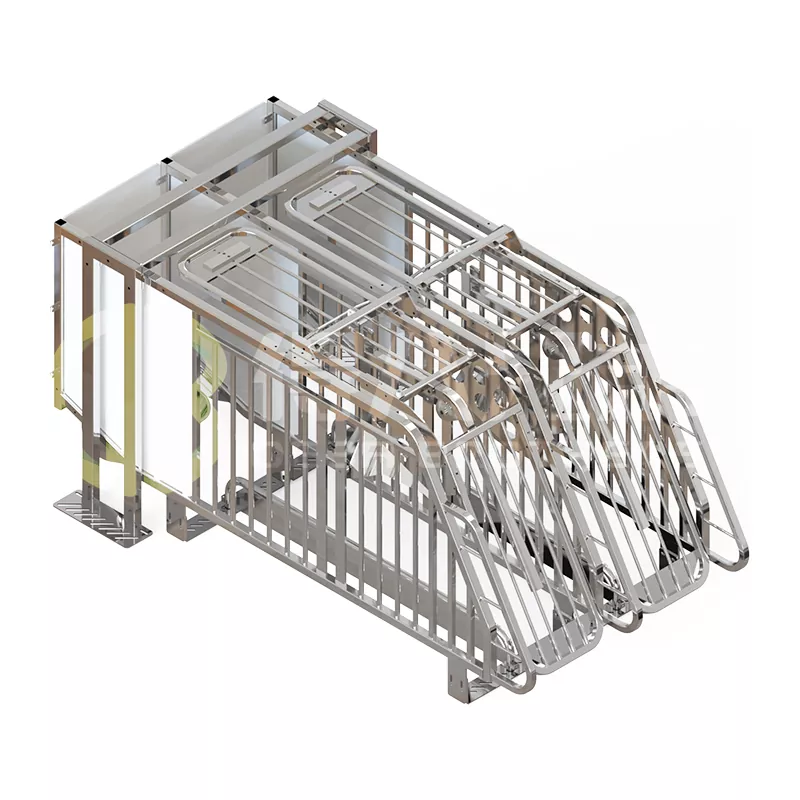 スペインの長い出入り自由の豚小屋